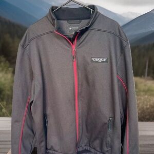 Fersten Worldwide Dodge Ram Embroidered Riding Jacket Zip Black Size XL Rare